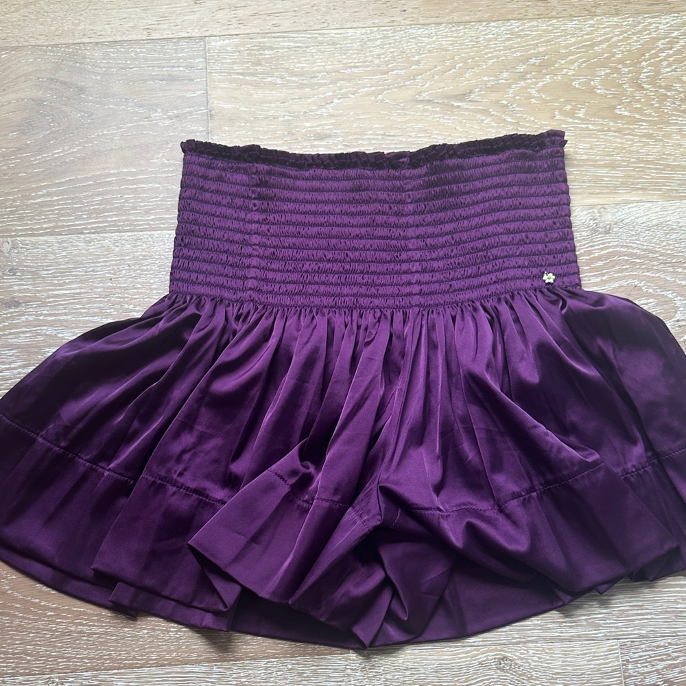 NATURAL LIFE Deep Purple Mini Skort